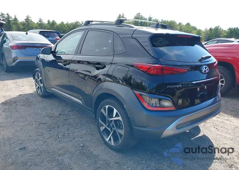 2022 Hyundai Kona Limited z USA, uszkodzony, nr VIN KM8K5CA3XNU849231